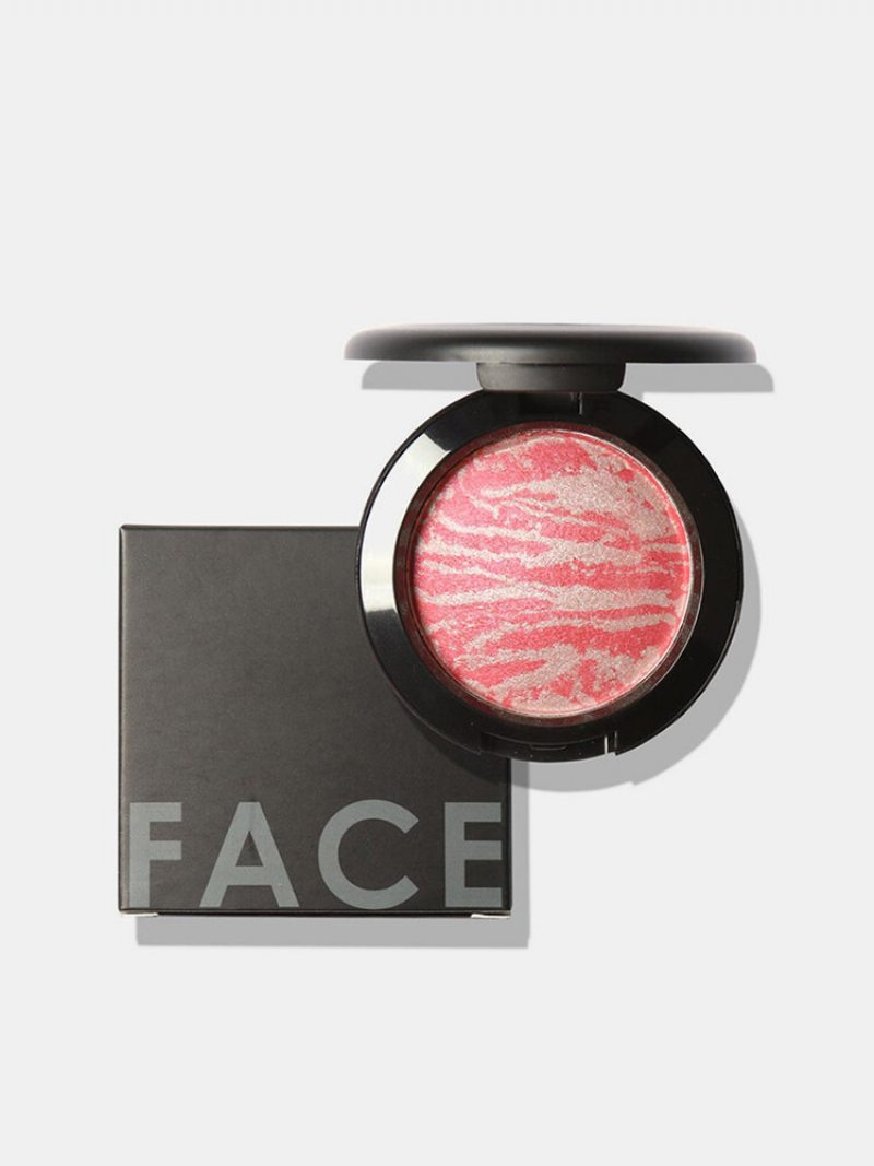 6 Farieb Blush Hydratačná A Rozjasňujúca Pleťová Lícenka S Vysokým Leskom