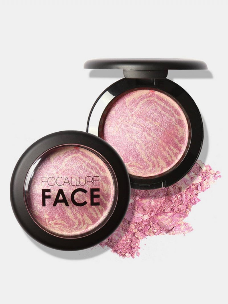 6 Farieb Blush Hydratačná A Rozjasňujúca Pleťová Lícenka S Vysokým Leskom