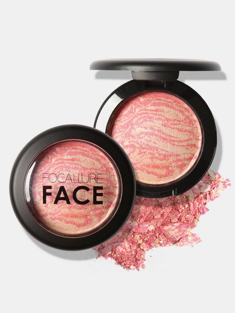 6 Farieb Blush Hydratačná A Rozjasňujúca Pleťová Lícenka S Vysokým Leskom