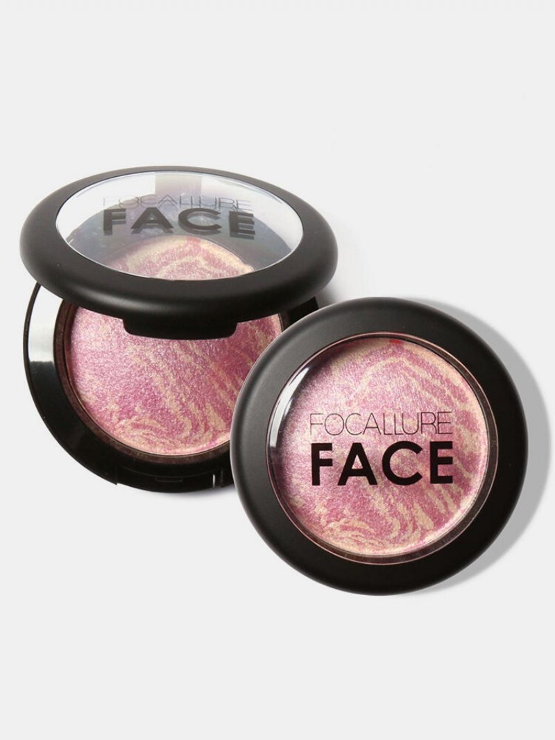 6 Farieb Blush Hydratačná A Rozjasňujúca Pleťová Lícenka S Vysokým Leskom