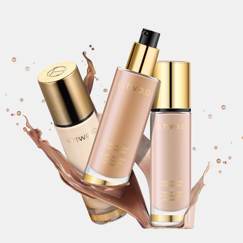 8 Farieb Liquid Foundation Full Coverage Concealer Whitening Moisturizer Waterproof Face Makeup