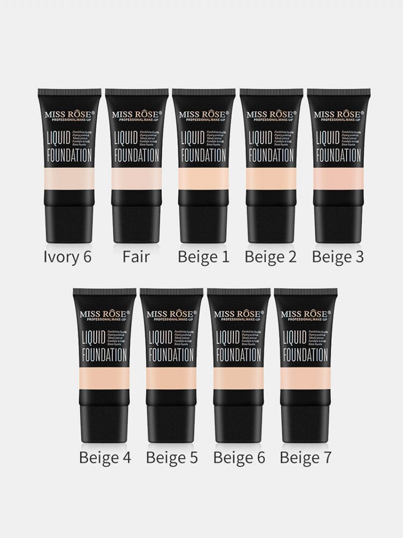 9 Farieb Face Liquid Foundation Full Coverage Vodotesný Korektor Na Tvár