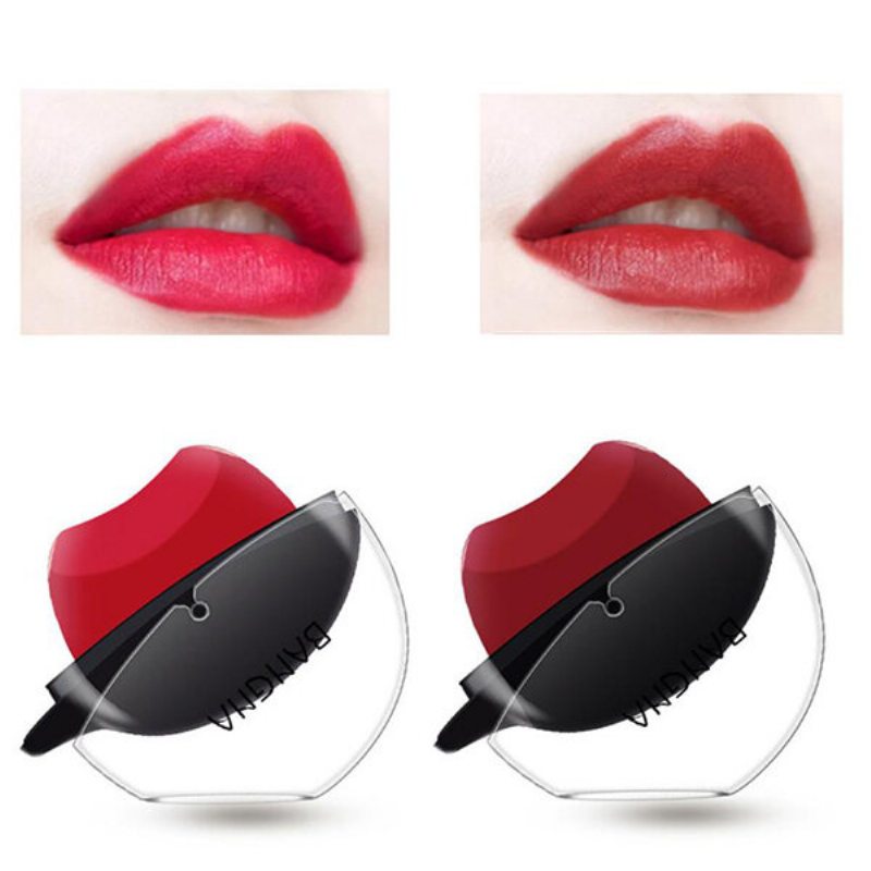 Bangna Lip Shape Hydratačné Rúže Kozmetické Dlhotrvajúce Batom Pigment Červené Pery Stamp