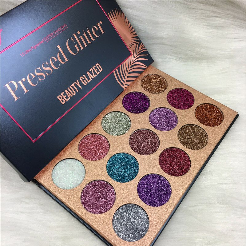 Beauty Glazed Colorful Shimmer Eyeshadow Palette Dlhotrvajúci Prírodný Make-up Očných Tieňov