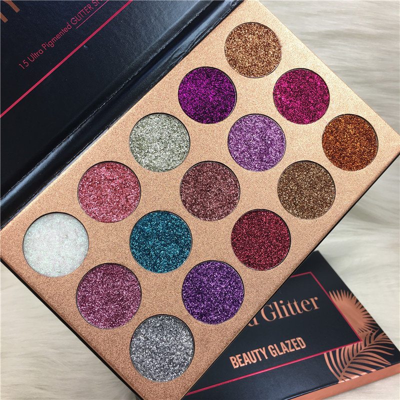 Beauty Glazed Colorful Shimmer Eyeshadow Palette Dlhotrvajúci Prírodný Make-up Očných Tieňov