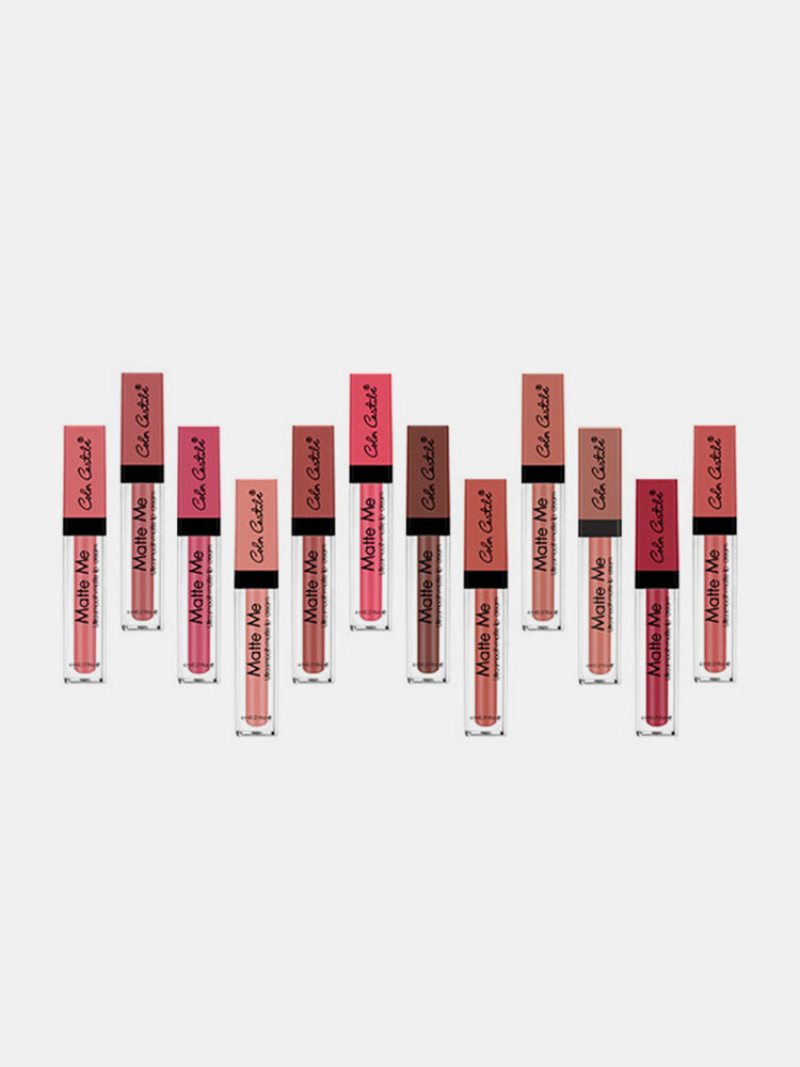 Color Castle Waterproof Velvet Matte Me Liquid Lipstick Dlhotrvajúci Lesk Na Pery Pigment