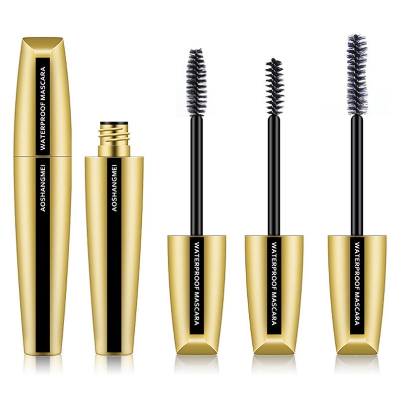 Curling Black Mascara Waterproof 3 Types Slender Predlžujúca Hustá Maskara Očný Make-up