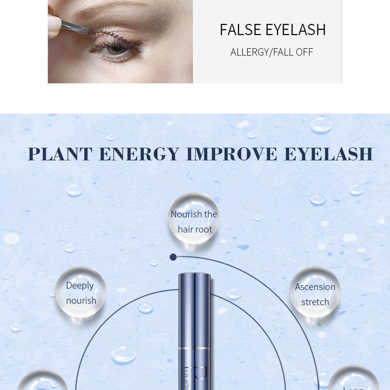 Esencia Na Štepenie Mihalníc Thicken Lengthening Eyelashes Sérum Na Rast