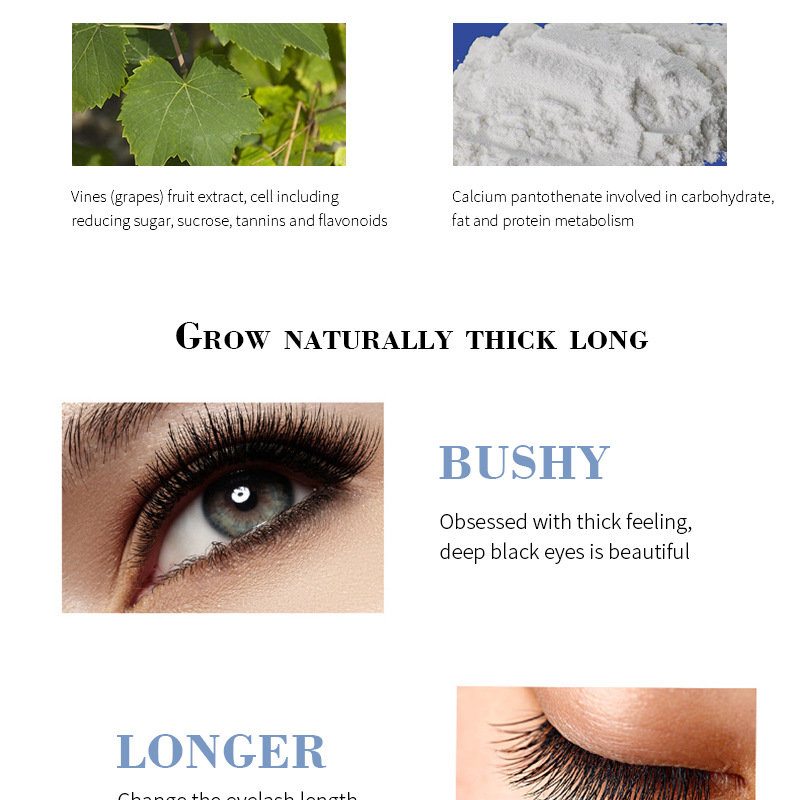 Esencia Na Štepenie Mihalníc Thicken Lengthening Eyelashes Sérum Na Rast