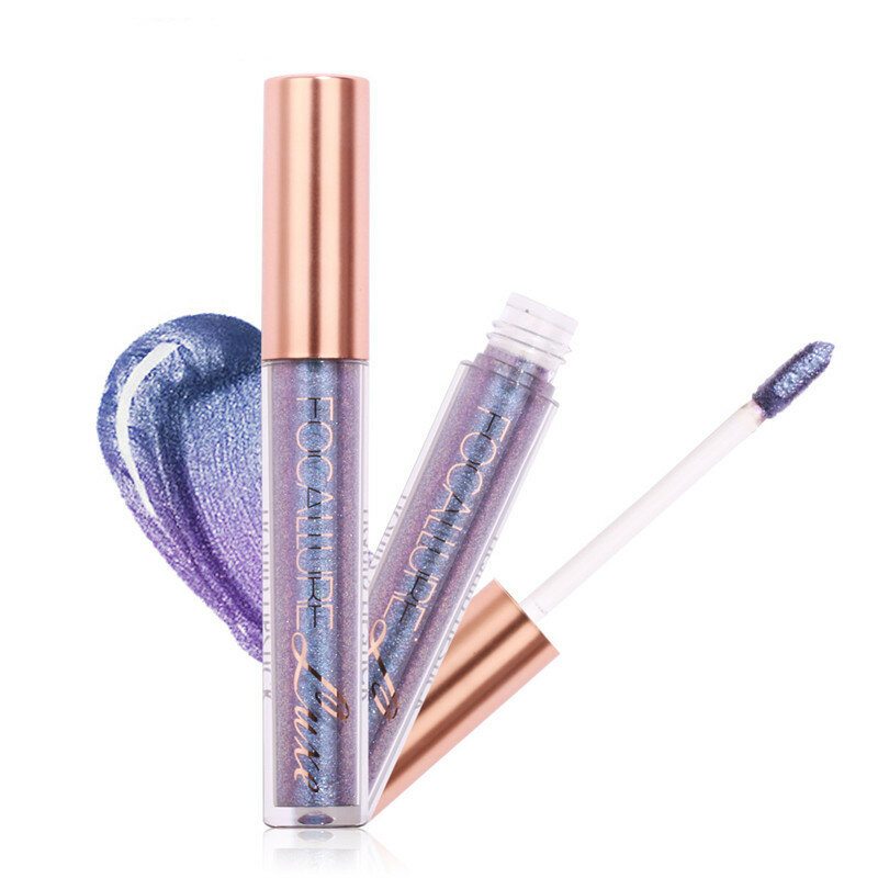 Focallure Glitter Color Matte Lip Gloss Diamond Sand Sexy Perleťový Tekutý Rúž 6 Farieb