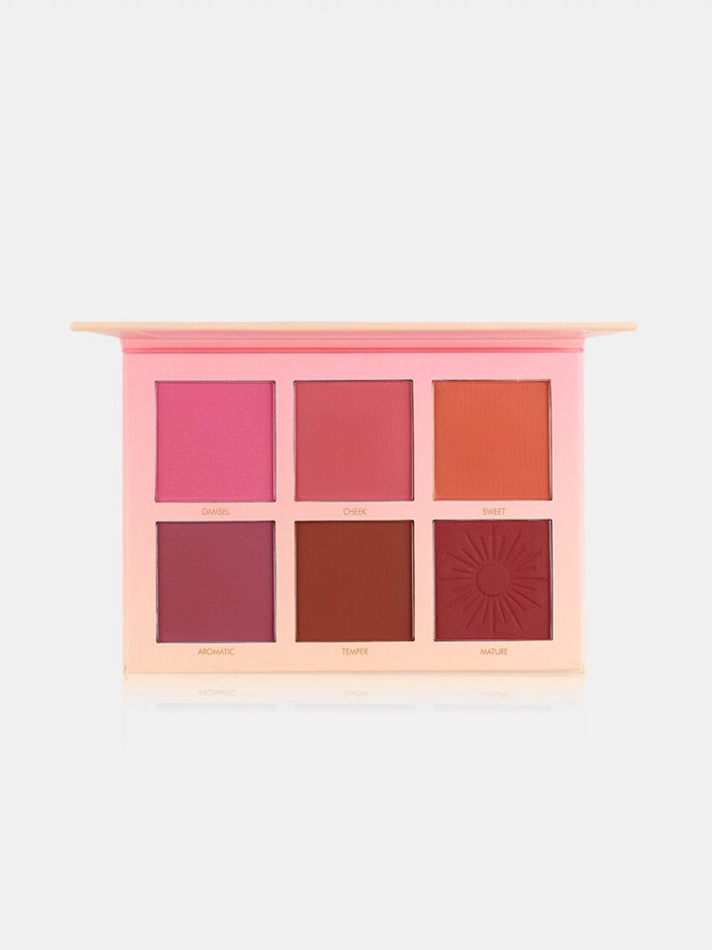 Imagic Blush Makeup Palette 6colors Profesionálna Lícenka Na Lícenku Pearl Orange Pigment Blushes