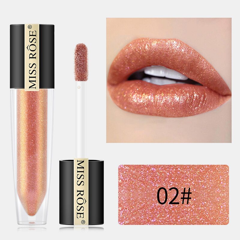 Lesk Na Pery Vodotesný Tekutý Hydratačný Krém Na Polarized Cosmetic Pearl Glitter Lip Plumpe