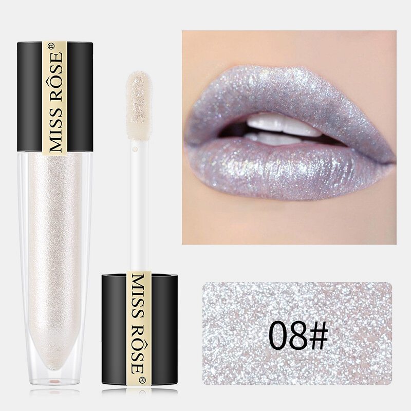 Lesk Na Pery Vodotesný Tekutý Hydratačný Krém Na Polarized Cosmetic Pearl Glitter Lip Plumpe