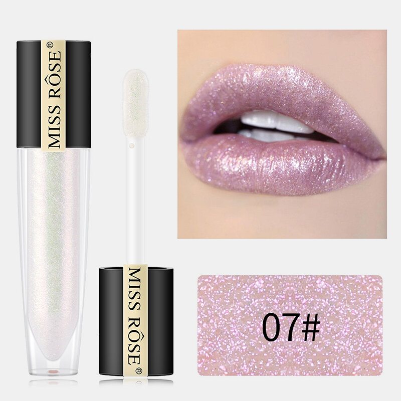 Lesk Na Pery Vodotesný Tekutý Hydratačný Krém Na Polarized Cosmetic Pearl Glitter Lip Plumpe