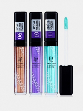 Lideal Liquid Eyeshadow Makeup Trblietavé Oči Vodotesné Pigmenty Farba Bieleho Zlata Lesklé Značka Eye S