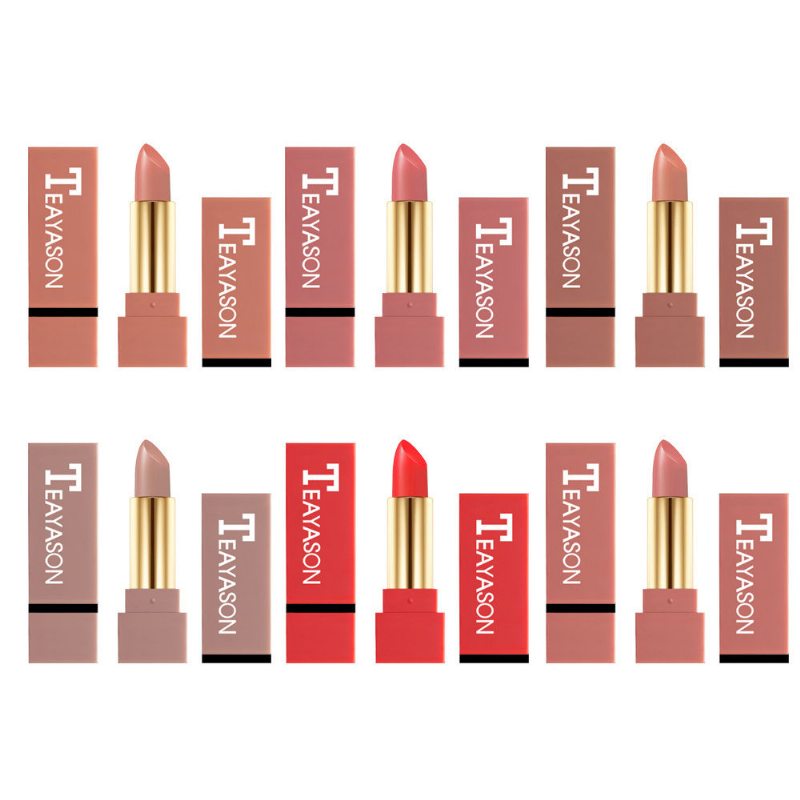 Matný Rúž Fashion Red Long-lasting Lip Stick Vodotesný Rúž Plnofarebný Make-up Na Pery