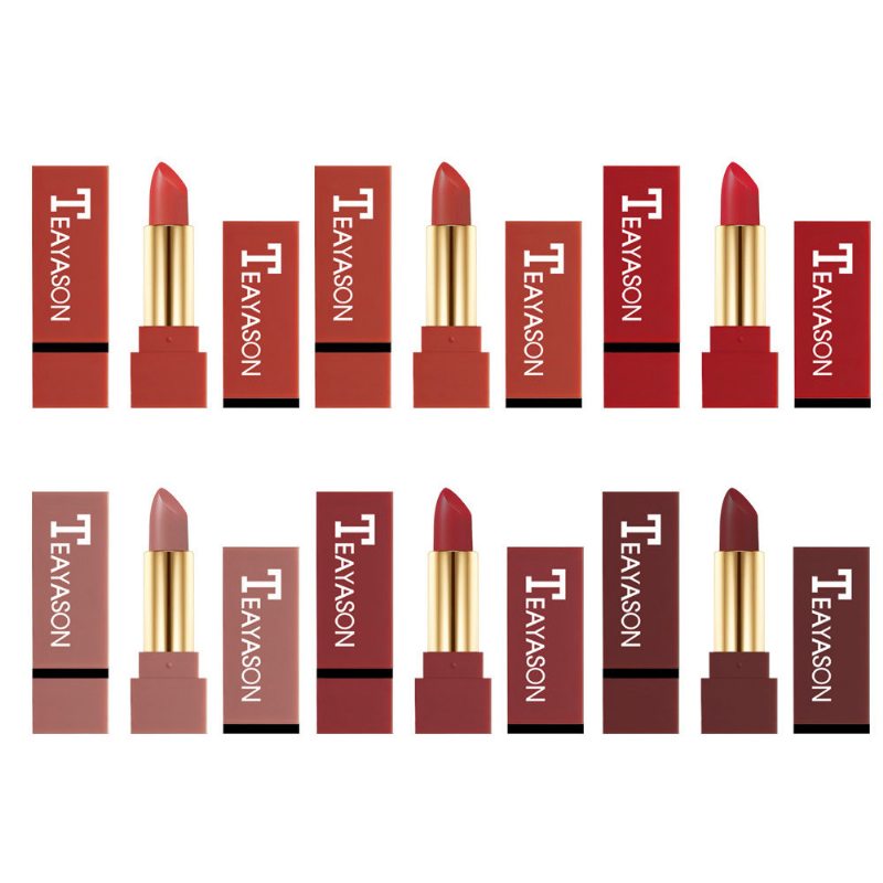 Matný Rúž Fashion Red Long-lasting Lip Stick Vodotesný Rúž Plnofarebný Make-up Na Pery