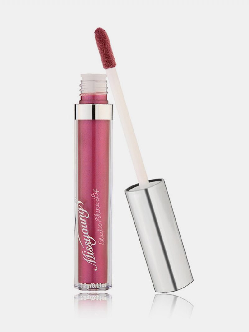 Missyoung Matný Tekutý Rúž Velvet Nude Pigment Lips Tint Beauty Sexy Kovový Lesk Na Pery