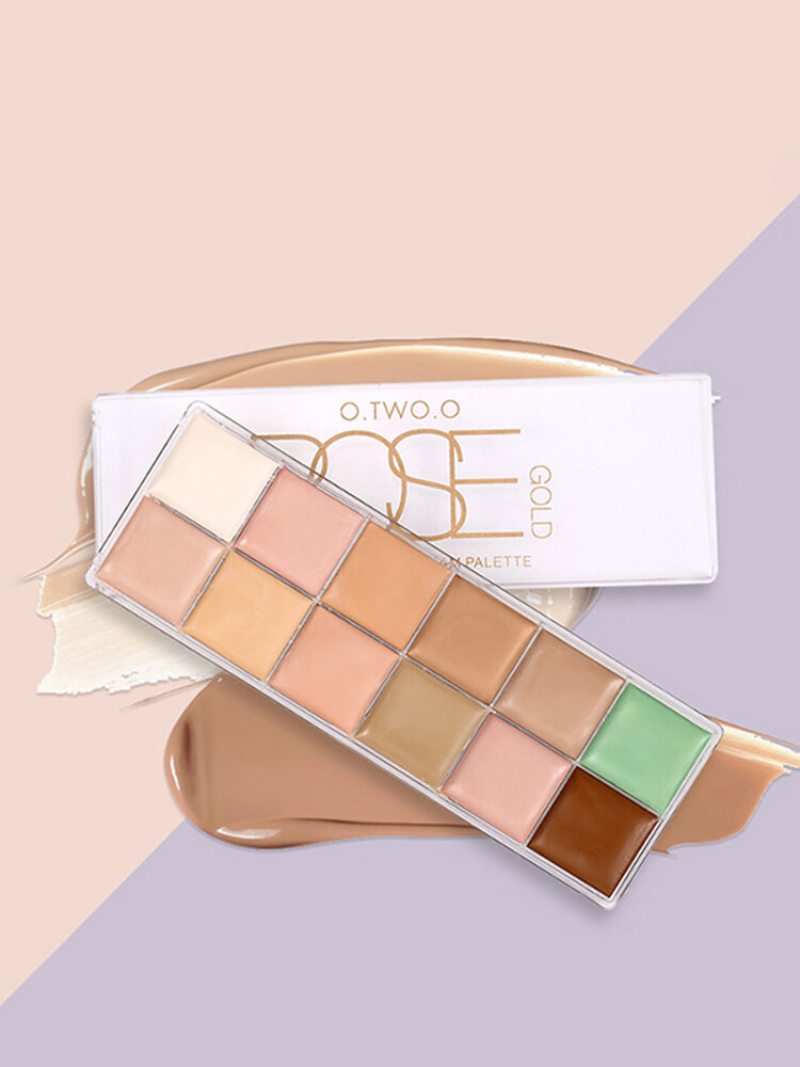 O.two.o 12 Colours Makeup Concealer Palette Contour Acne Cover Cream Dlhotrvajúci Vodeodolný Korektor