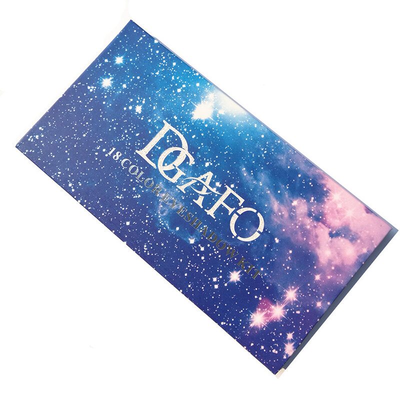 Paleta Očných Tieňov S 18 Farbami Purple Starry Sky Dlhotrvajúci Očný Tieň S Lisovaným Pigmentom