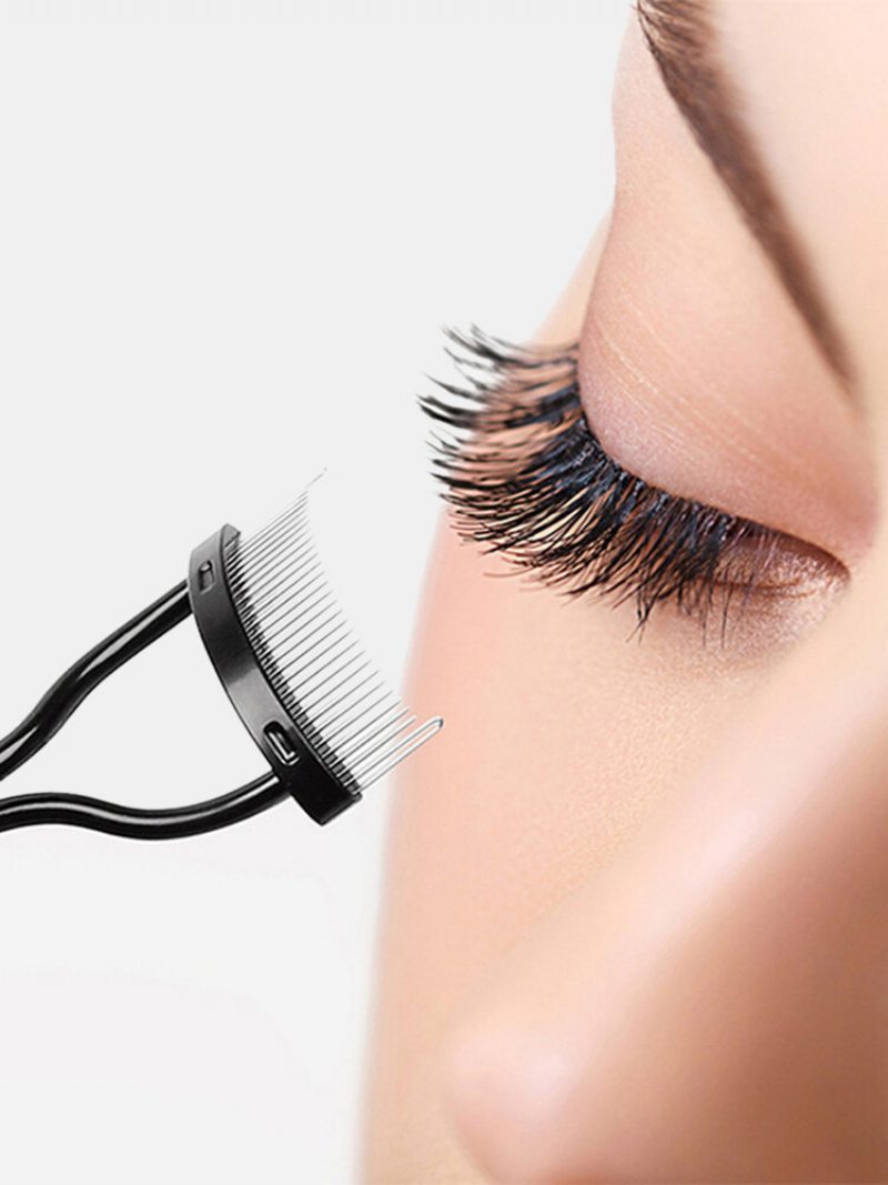 Prenosná Kulma Na Mihalnice Separátor Skladacia Kefka Na Hrebeň Mascara Curl Beauty Makeup Tool