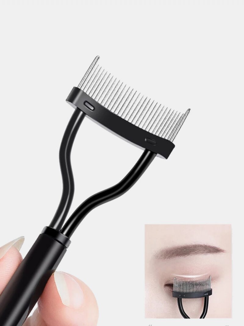 Prenosná Kulma Na Mihalnice Separátor Skladacia Kefka Na Hrebeň Mascara Curl Beauty Makeup Tool