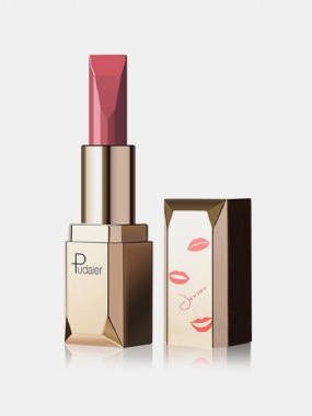 Pudaier Matte Velvet Lipstick Hydratačné Pery S Vitamínom E Red Lip Make Up Cosmetic