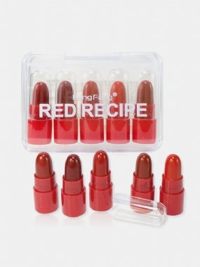 Red Series Mini Lipstick Velvet Matte Dlhotrvajúca Tyčinka Na Pery Pre Krásu Líčenia