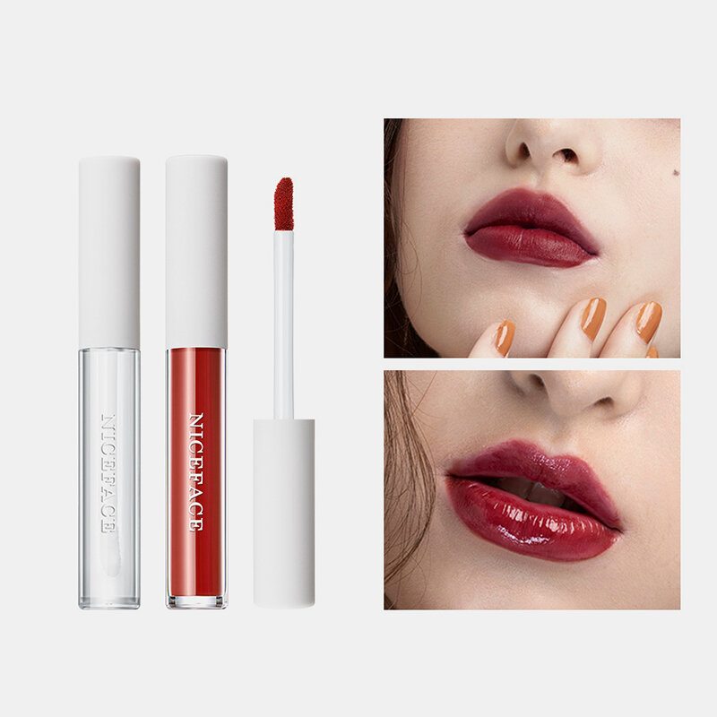 Sada 6 Farieb Matných Rúžov Lasting Waterproof Non-stick Cup Glaze Lipstick Gloss