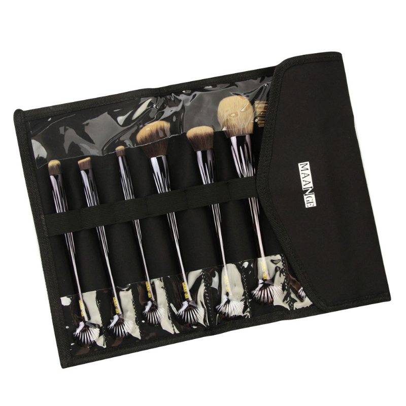 Shell Makeup Brush Set 10 Kusov Make Up Foundation Eyeliner Blush Kozmetické Štetce Na Korektor S Nylonovou Súpravou Na Záhyby