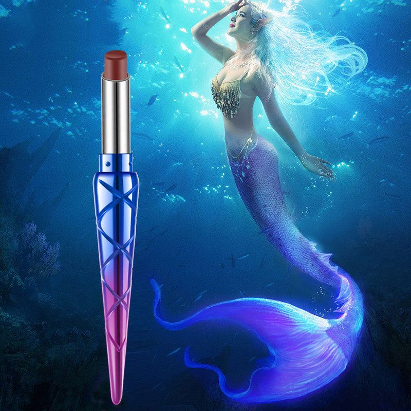 Smoke Tube Lipstick Pen Mermaid Natural Vitamin E Matné Dlhotrvajúce Pero Na Pery