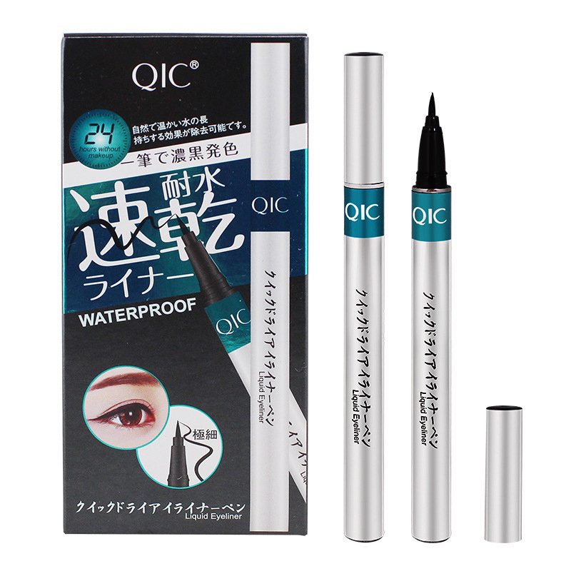 Tekutá Ceruzka Na Očné Linky Čierna Vodeodolná Očná Linka Rýchlo Schnúca Dlhotrvajúci Make-up Kozmetika