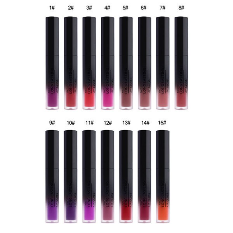 Treeinside Velvet Matte Liquid Lipstick Lesk Na Pery Farebný Make-up S Dlhotrvajúcim Pigmentom Sexy Červené