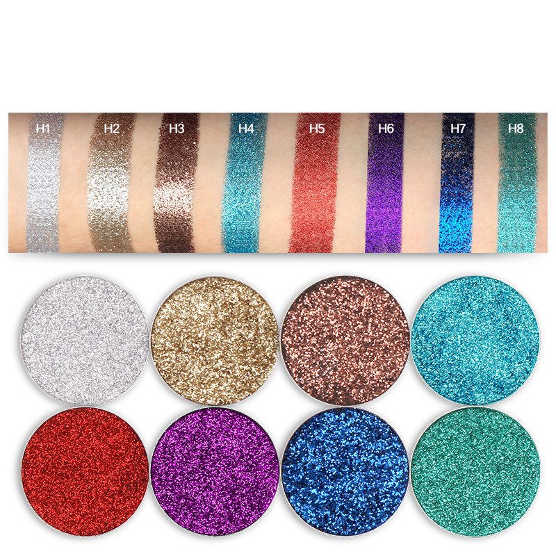 Tz Lisované Trblietky Single Eyeshadow Diamond Rainbow Eyes Make Up Cosmetics