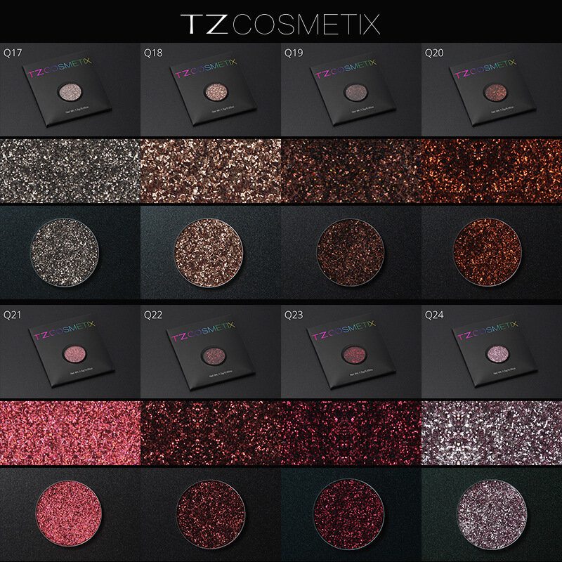 Tz Lisované Trblietky Single Eyeshadow Diamond Rainbow Eyes Make Up Cosmetics