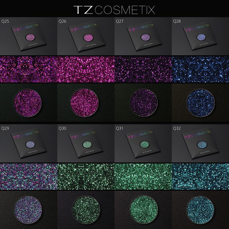 Tz Lisované Trblietky Single Eyeshadow Diamond Rainbow Eyes Make Up Cosmetics