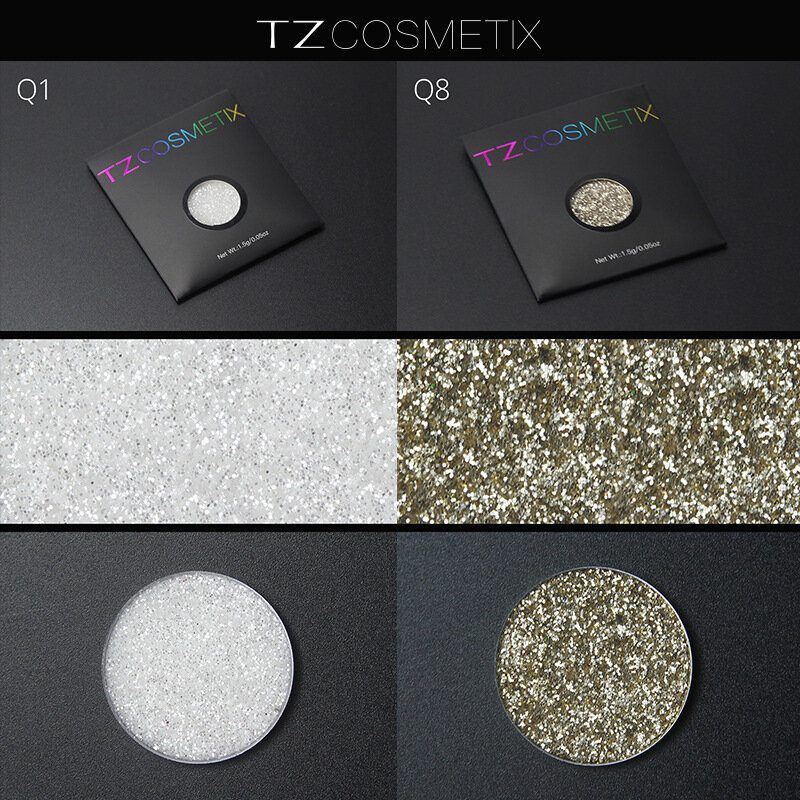 Tz Lisované Trblietky Single Eyeshadow Diamond Rainbow Eyes Make Up Cosmetics