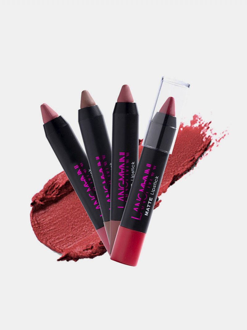 Vodotesné Pero Na Pery Matte Velvet Lip Stick Nelepivý Make-up Na S Tyčinkou Na