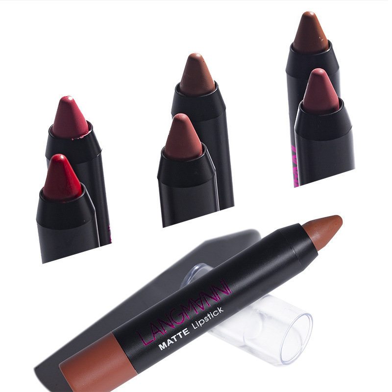 Vodotesné Pero Na Pery Matte Velvet Lip Stick Nelepivý Make-up Na S Tyčinkou Na