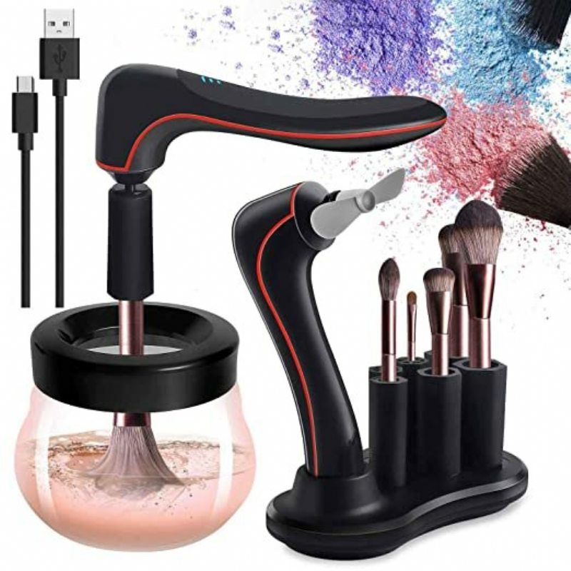 Vylepšená Elektrická Súprava Čistiacich Štetcov Na Make-up Usb Nabíjania 3 Rýchlosti Automatického Rýchleho Prania