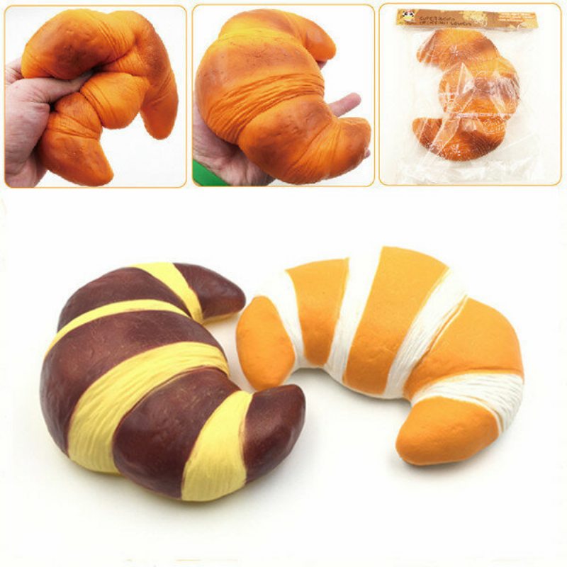 18 cm Squishyfun Jumbo Croissant Squishy Bread Super Pomaly Rastúca Kolekcia Stláčania Hračka Zábavný Darček