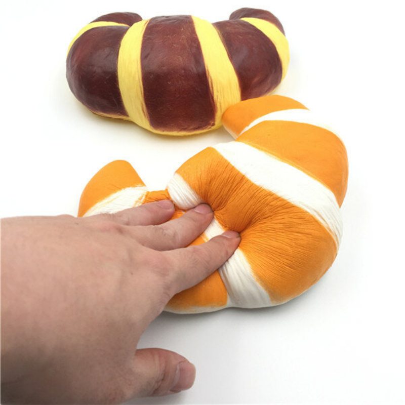 18 cm Squishyfun Jumbo Croissant Squishy Bread Super Pomaly Rastúca Kolekcia Stláčania Hračka Zábavný Darček