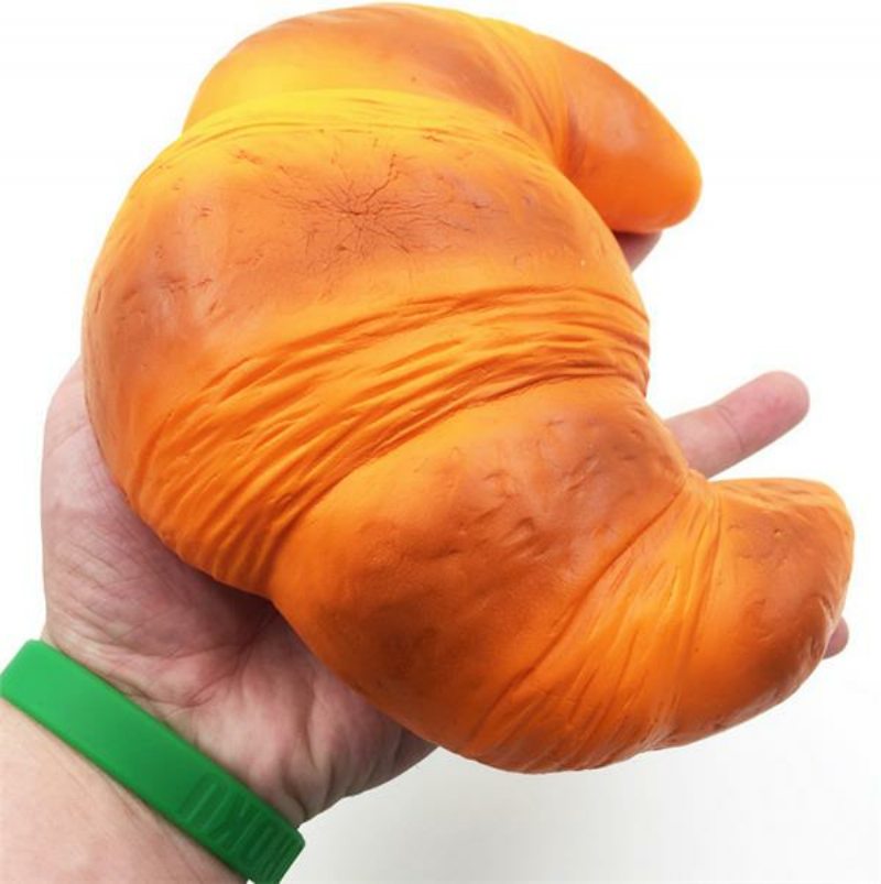 18 cm Squishyfun Jumbo Croissant Squishy Bread Super Pomaly Rastúca Kolekcia Stláčania Hračka Zábavný Darček