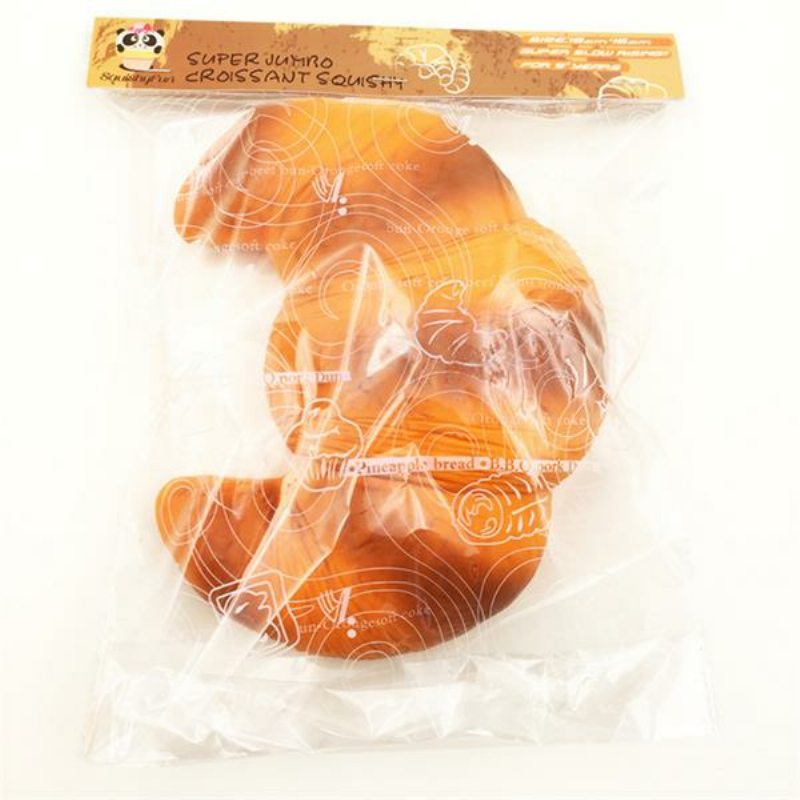 18 cm Squishyfun Jumbo Croissant Squishy Bread Super Pomaly Rastúca Kolekcia Stláčania Hračka Zábavný Darček