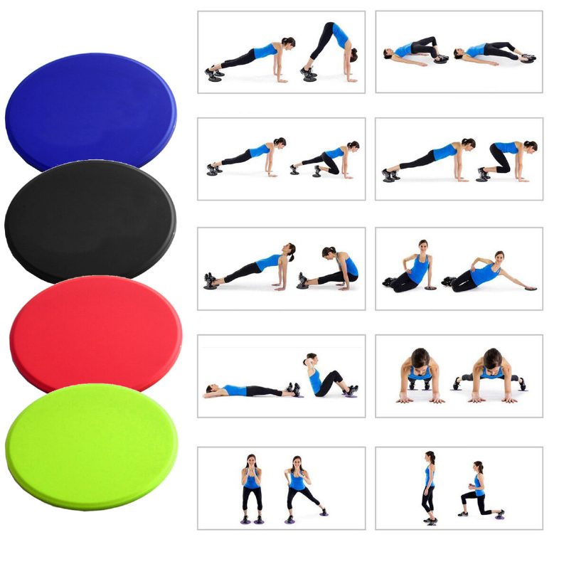 3ks Fitness Core Sliders Pad Odporové Pásy Súprava Protišmykové Klzné Slider Športové Podložky Na Jogu