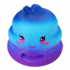 7 cm Crazy Squishy Galaxy Poo Pomaly Rastúca Voňavá Kolekcia Karikatúrnych Drdolov