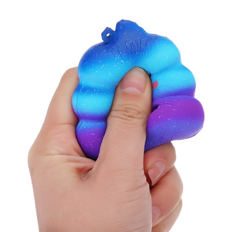 7 cm Crazy Squishy Galaxy Poo Pomaly Rastúca Voňavá Kolekcia Karikatúrnych Drdolov