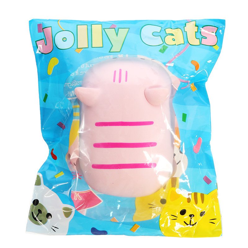 Angie Squishy Jolly Cat 12 cm Mäkká Voňavá Pomaly Stúpajúca Kolekcia Originálneho Balenia Darčeková Dekoračná Hračka