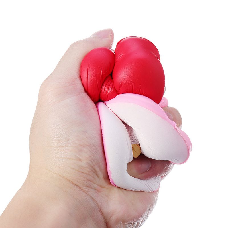 Bow-knot Bell Squishy Jumbo Slow Rising Darčeková Kolekcia Plyšových Hračiek S Balením