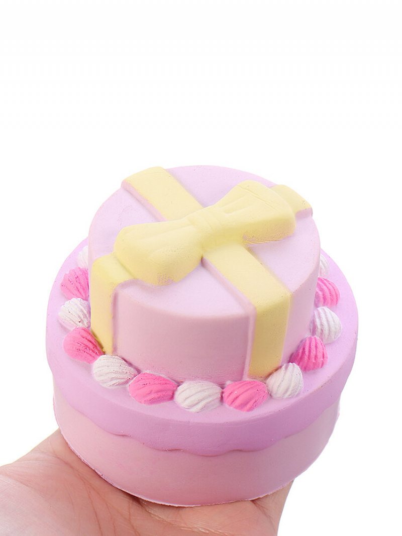 Bow-knot Double Cake Squishy With Packaging Collection Darček